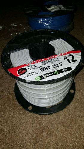500&#039; 12 awg wire white and green