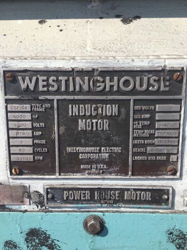 Westinghouse Induction Motor