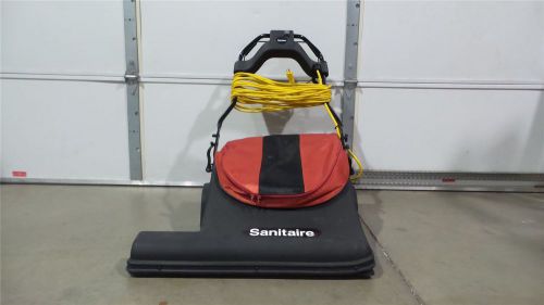Sanitaire sc6093a 163 cfm 120v 3500 rpm 28 in path wide area vacuum for sale