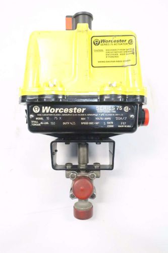 Worcester controls 1/2d4466tse 10 75x 1/2 in npt electric ball valve d547033 for sale