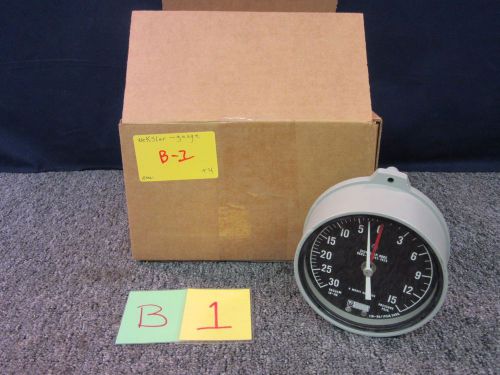 Weksler k monel bourdon gauge -30-0-15 psi military pressure vacuum 5&#034; dial new for sale
