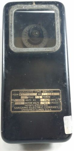 Sangamo Electric Company Time Switch KA-21 230V Springfield,Illinois 1940S VTG