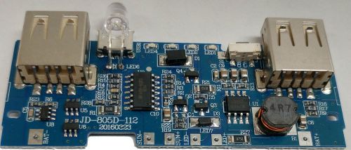 Dual USB Solar Li-ion Charger Module DIY