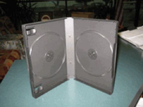 50 top quality 27mm 1&#034; chubby double 2 dvd case box black psd46 for sale