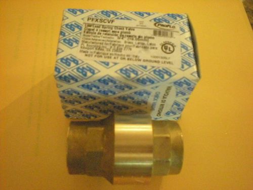 Proflo pfxscvf low lead spring check valve, lead free brass, 3/4 for sale