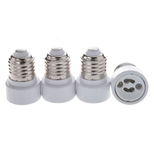4 x E27 to GU10 LED/CFL Lamp Welding-Free Adapter Converter,Special Offers AD