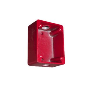 Simplex 2975-9022 - RED METAL BACKBOX FOR PULL STATION