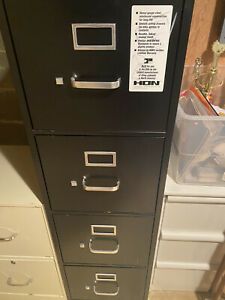 hon 4 drawer file cabinet
