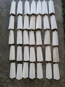 35 Wood Grain Siding Corners 5/16&#034; x 7-1/4&#034;  Aluminum for Lap Siding w/ Nails