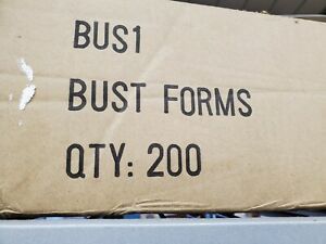 STANDARD BUST FORMS - 23&#034; X 16 1/4&#034; CASE OF 200