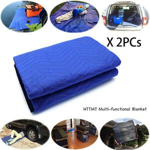 2PCs For Shipping Furniture Pads 72x80 Thick Furniture Moving Packing Blanket