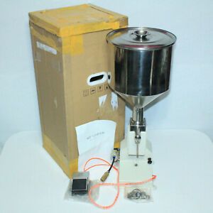 COMPLETE SGY A02 Stainless Steel Manual Pedal Cream Paste Liquid Filling Machine