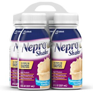 Nepro Nutrition Shake for People on Dialysis,19 Gr, 420 Calories,Vanilla,8 fl oz