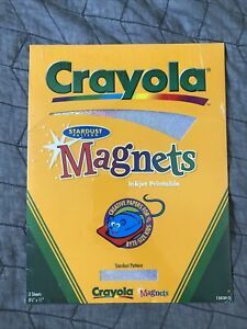Crayola Stardust Pattern Magnets Inkjet Printable 8 1/2&#034; x 11&#034; 3 Sheets (NEW)
