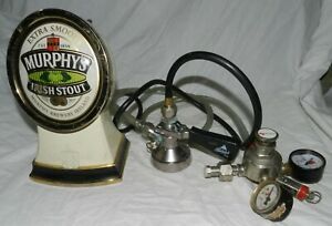 Murphy&#039;s Irish Stout Beer Tap with Hoses and gauges