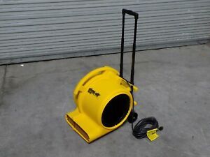 Shop Vac Portable Air Mover Fan 3-Speed 1800 CFM Max. 1/2 HP 120v 5 Amp 1030211