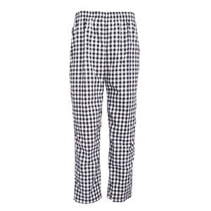 Chef Pants Restaurant Elastic Comfy Work Trousers TypeB Check Print