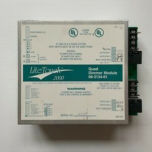 Litetouch / Savant 08-2134-01 Quad Dimmer Module (for Lite Touch Systems)