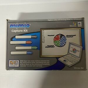 Mimio USB Interactive Whiteboard Capture Kit Virtual Ink Complete Set 580-0014