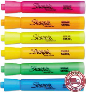 Sharpie  25053  Accent  Tank  Style  Highlighter  Chisel  Tip  Assorted  Colors