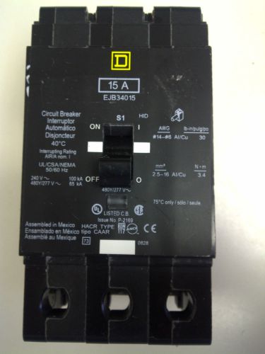 Ejb34015 square d circuit breaker for sale