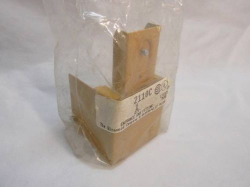 New nos wiremold metal raceway entrance end fitting buff 2110c for sale