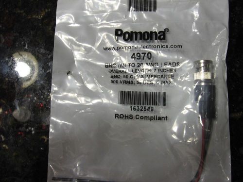 Pomona 4970 bnc (female &amp; male) to 20 awg leads for sale
