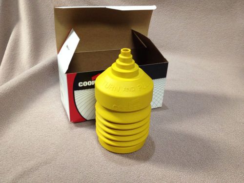 Cooper Wiring BL1 Boot Weather Protective For Connectors Only Yellow Neopreen