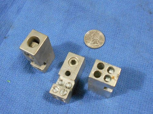3 PIECES 4 into 1 ELECTRICAL PANEL GROUND LUGS ALUMINUM