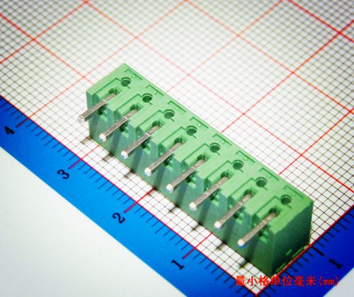 100pcs 15edrc-3.81-8p 8p/way 3.81mm pitch screw terminal block connector angle for sale