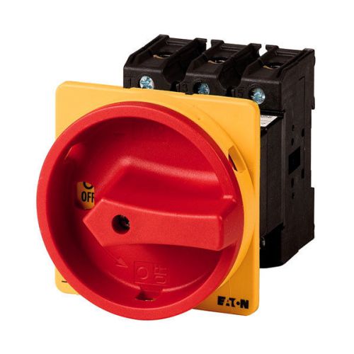 NEW! P1-25/V/SVB - 25AMP Rotary Disconnect - Red/Yellow - Base Mount