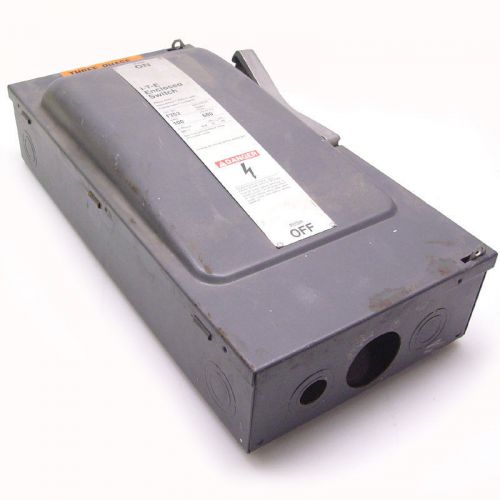 Siemens ite f353 enclosed vacu-break switch w/ clampmatic contacts 100a/600vac for sale