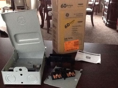 ON SALE GE air conditioner disconnect switch TFN60RCP non-fusible 60 Amp 240VNEW