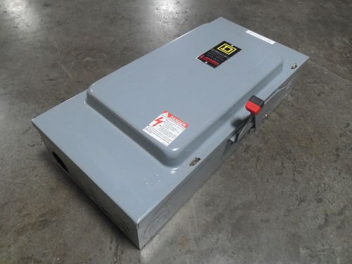Used square d h324n fusible safety switch 200 amps 240vac for sale