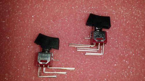 1x SH RS-9-R2-2-Q-E , RS9R22QE , SWITCH PC Pins  250VAC  PC Mount , SEE PICTURE