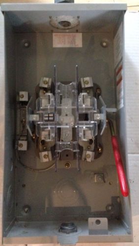 Used Milbank Single Bypass Meter Socket -125 Amp With Hub &amp; Connectors