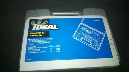 NEW IN ORIGINAL PACKAGE! Ideal  RJ-45/RJ-11 combo Kit pat No 53567 FREE SHIPPING