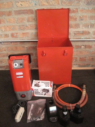 Huskie model rec-p1 10,000 psi hydraulic pump 28.8v li ion burndy greenlee nibco for sale