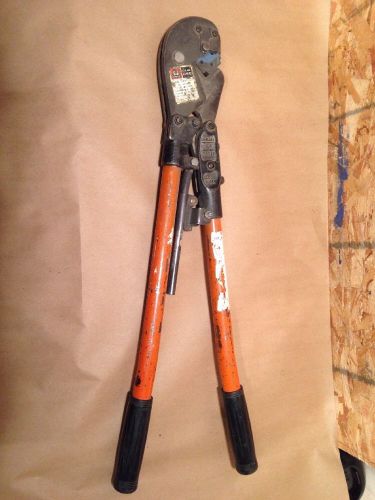 Used T&amp;B Thomas &amp; Betts TBM8 Wire Cable Compression Crimper