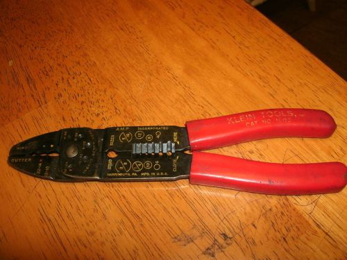 Klein tools multi-purpose wire stripper cutter crimper no. 1000 free shipping for sale