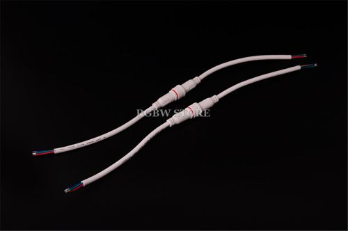 2 sets 4pin 20agw cable ip67 waterproof led connector - ws2801 lpd8806 led strip for sale