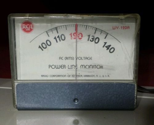 Rca wv-120a power line monitor tested for sale