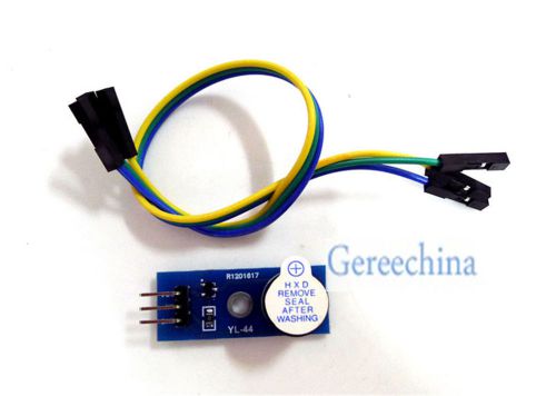 High level 3 wire 3 pins 3.3-5v alarm active buzzer sensor module new for sale
