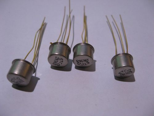 Qty 4 Etco 2N363 PNP Germanium Transistor - NOS Vintage