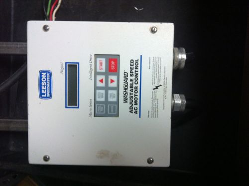 Leeson speedmaster 2hp micro epoxy vfd 200-240v 3ph input 174 for sale