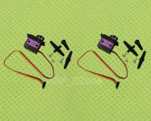 2pcs MG90S Metal Geared Micro Tower Pro Servo For Plane Helicopter Boat Car