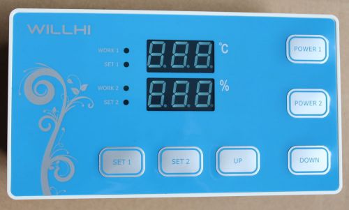 220v double digital temperature thermostat  +  humidity controller sensor for sale