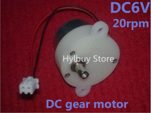 Small dc geared motor 3v-6v 5v worm brush geared motor slow speed 18rpm for sale