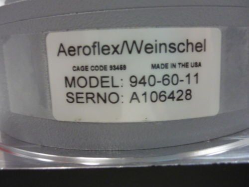 Aeroflex Weinschel 940-60-11 Variable Attentuator