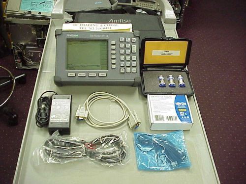ANRITSU S331B SITEMASTER 25MHZ TO 3300MHZ WITH NEW BATTERY/3 PIECE CAL KIT